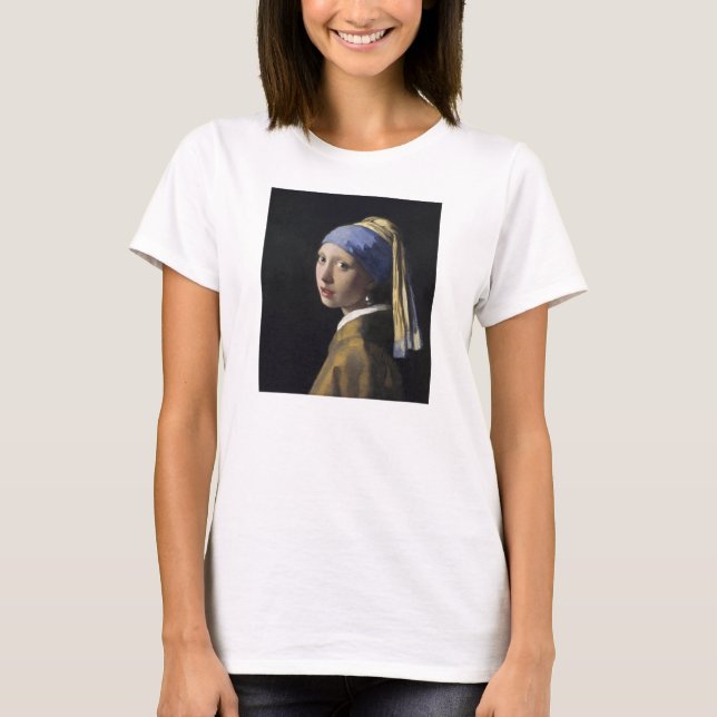 T-shirt Peinture néerlandaise de Vermeer d'artiste (Devant)