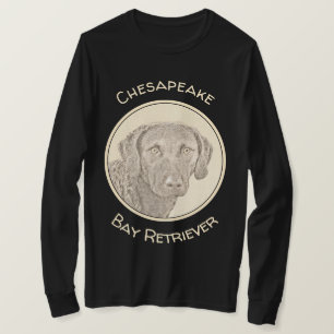 T-shirt Peinture originale de chien par Retriever de Chesa