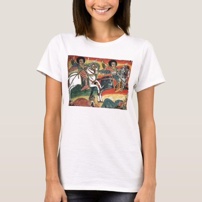 T-shirt Peinture orthodoxe éthiopienne d'église de (Devant)