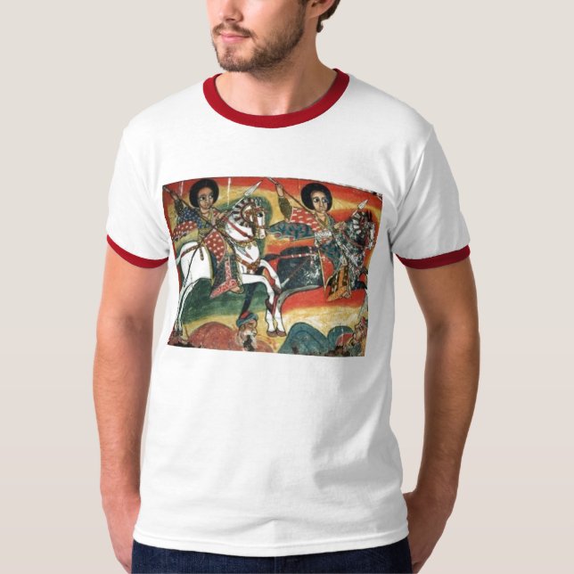 T-shirt Peinture orthodoxe éthiopienne d'église de (Devant)