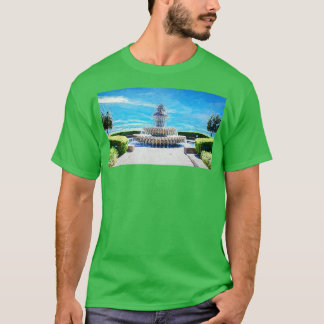T-shirt Peinture photo de la Fontaine d'ananas