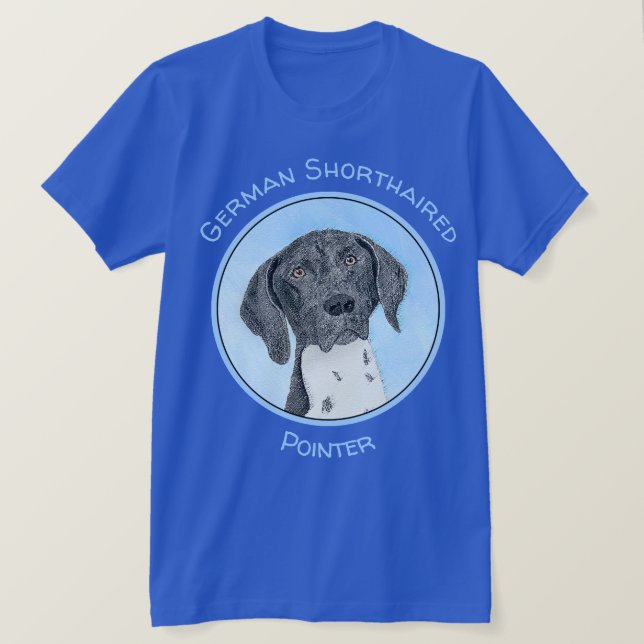 T-shirt Peinture pointeur germanique - Art original (Design devant)