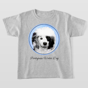 T-shirt Peinture Portugaise de Chien d'Eau - Art original 