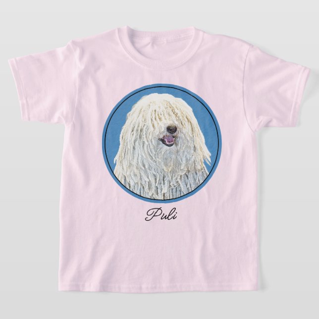 T-shirt Peinture Puli - Cute Original Chien Art (Poser)