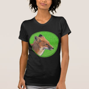T-shirt Peinture Red Fox - Art original de la faune