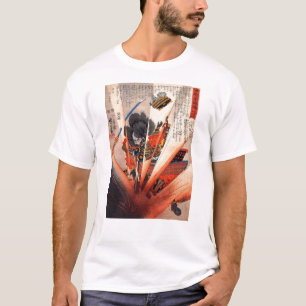 T-shirt Peinture samouraï, circa 1800's