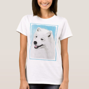T-shirt Peinture Samoyed - Cute Original Chien Art