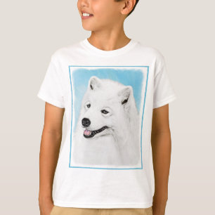T-shirt Peinture Samoyed - Cute Original Chien Art