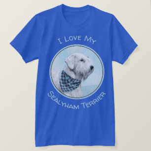 T-shirt Peinture Sealyham Terrier - Cute Original Chien Ar