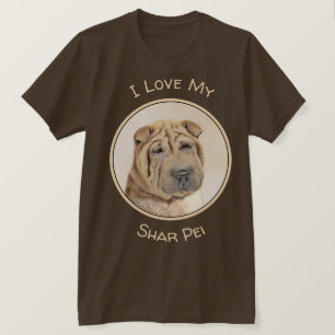 T-shirt Peinture Shar Pei - Cute Original Chien Art
