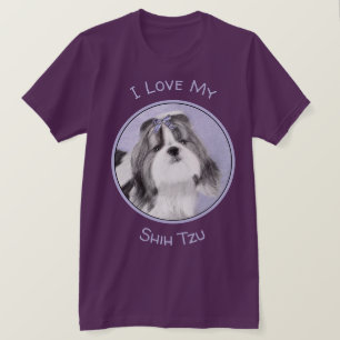 T-shirt Peinture Shih Tzu - Cute Original Chien Art