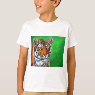 T-shirt Peinture sur tigre