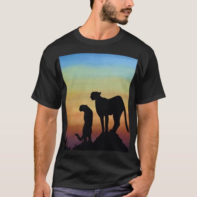 T-shirt Peinture sur toile SundownArt (Devant)