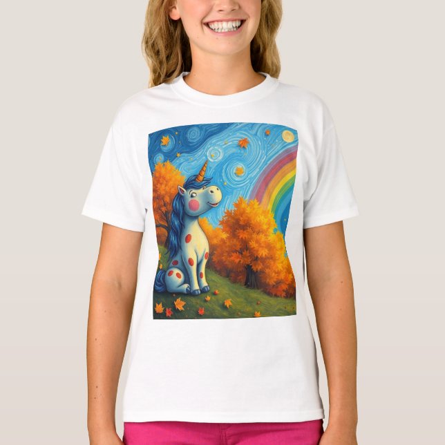 T-shirt Peinture Unicorne (Devant)