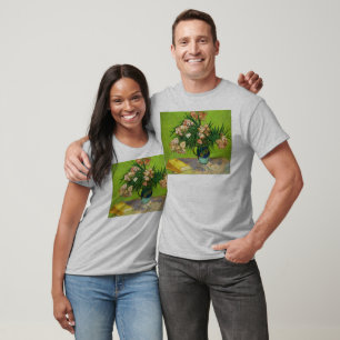 T-shirt Peinture Vintage Van Gogh Fleurs Fleurit Vignes