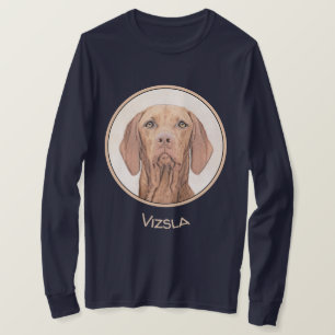 T-shirt Peinture Vizsla - Joli art original chien