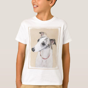 T-shirt Peinture Whippet - Jolie art original chien