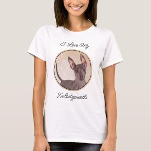 T-shirt Peinture Xoloitzcuintli - Cute Original Chien Art