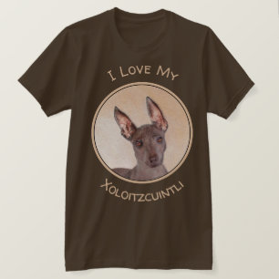 T-shirt Peinture Xoloitzcuintli - Cute Original Chien Art