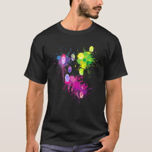 T-shirt Peintures de doigt Je Peins Blobs I Artist Peintur