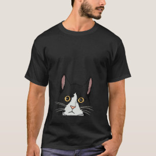 T-shirt Pékin Tuxedo Chat Lady Chat Maman Cute Tuxedo Chat