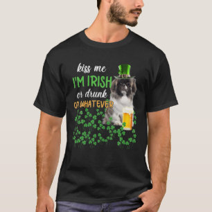 T-shirt Pekingese Kiss Me Je suis Irlandais Ou Irlandais O