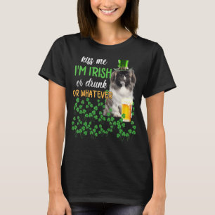 T-shirt Pekingese Kiss Me Je suis Irlandais Ou Irlandais O