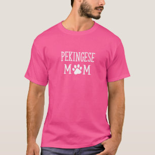 T-shirt Pekingese Maman Peke Chien Peke Chien Pékin Chien