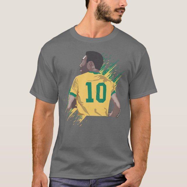 T-shirt Pele soccer player  (Devant)