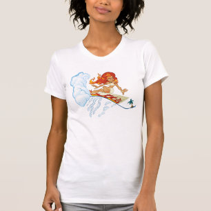 T-shirt Pele surfant