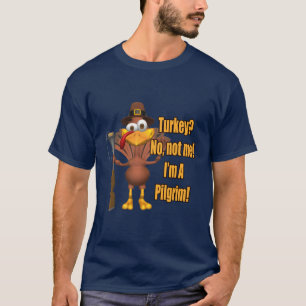 T-shirt - pèlerin de la Turquie de thanksgiving