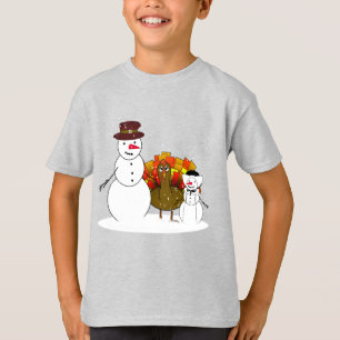 T-shirt Pèlerin des neiges Thanksgiving