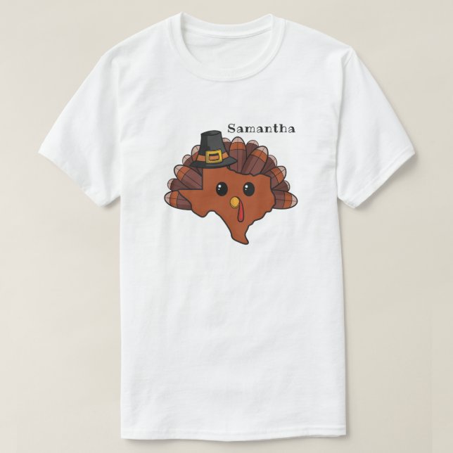 T-shirt Pèlerin Texas Turquie (Design devant)