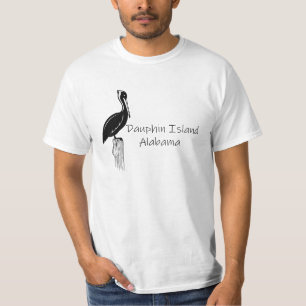T-shirt Pélican de l'île Dauphin