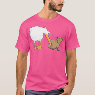 T-shirt Pelican Essaie De Manger Du Mème De Capybara Drôle