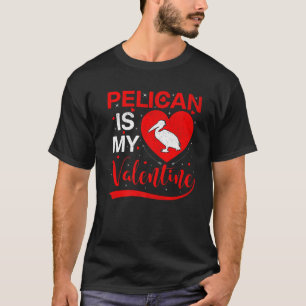 T-shirt Pelican Est Mon Coeur Valentin Funny Pelican Valen