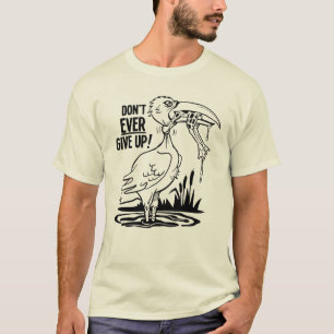 T-shirt Pélican et Grenouille Ne Jamais Abandonner