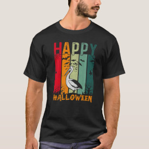 T-shirt Pélican Girls Boys Retro Style Dîner Halloween P