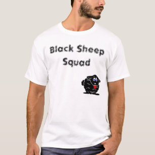 T-shirt Peloton de moutons noirs