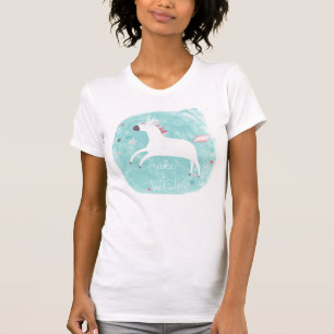 T-shirt Peloton magique de licorne - faites un souhait