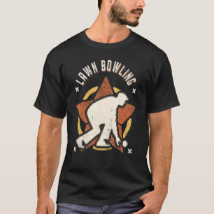 T-shirt Pelouse Bowling Vintage Retro Classic Sport