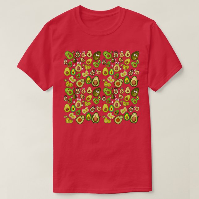 T-shirt Peluche Avocado i love avocado (Design devant)