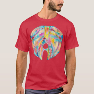 T-shirt Pelvic Floor art print aquarelle peinture cadeau d