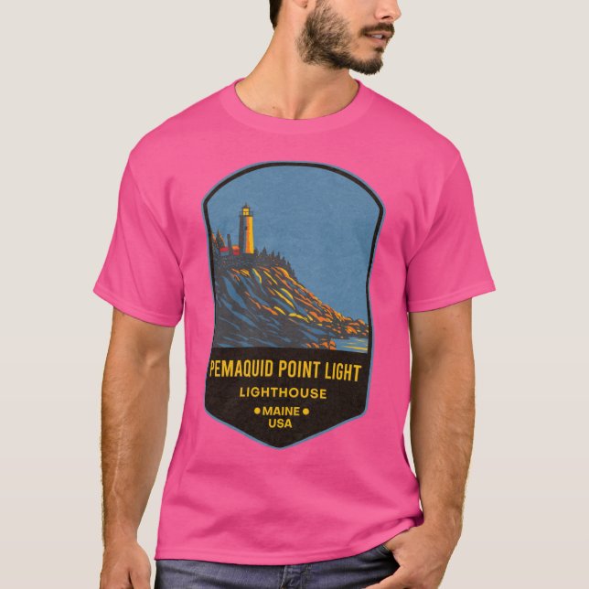 T-shirt Pemaquid Point Lighthouse 2 (Devant)