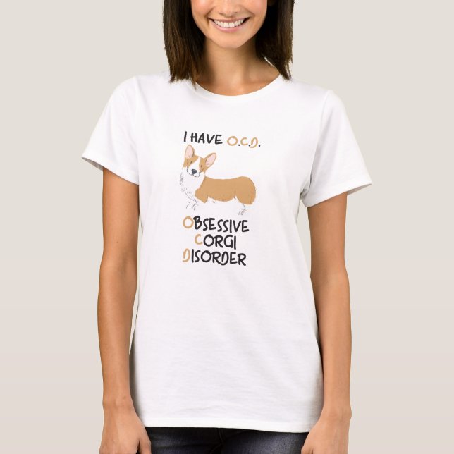 T-shirt Pembroke heureux de Gallois - désordre obsédant de (Devant)