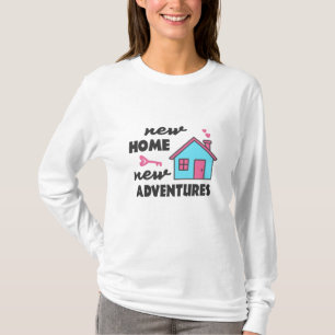 T-shirt Pendaison de crémaillère Nouvelle Maison Nouvelles