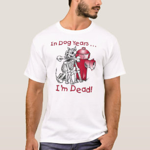 T-shirt Pendant des années de chien… je suis mort !