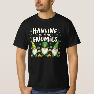 T-shirt pendre avec gnomies drôles st patriks day