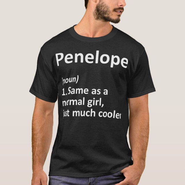 T-shirt PENELOPE Definition Personalized Name Funny Gift (Devant)