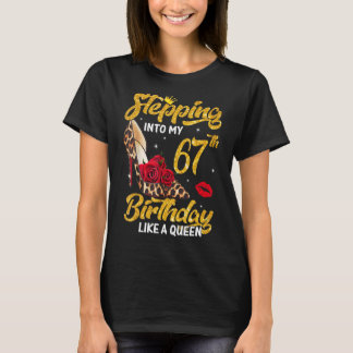 T-shirt Pénétrer Dans 68e Anniversaire Comme Un Léopard Re